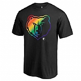 Men's Memphis Grizzlies Fanatics Branded Black Team Pride T-Shirt FengYun,baseball caps,new era cap wholesale,wholesale hats